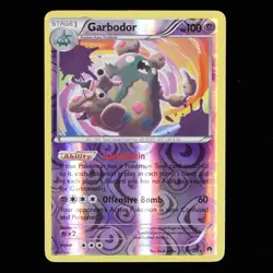 Pokemon TCG Garbodor 57/122 XY BREAKpoint Reverse Holo Rare Holo 2016 LP - Image 1