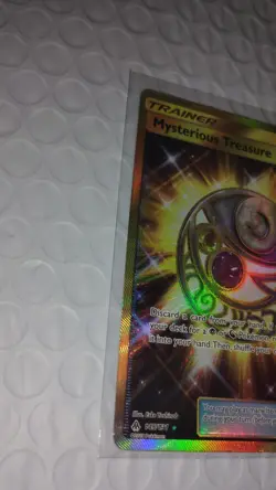Mysterious Treasure Gold Secret Rare 145/131 SM: Forbidden Light Pokemon TCG NM - Image 3