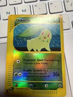 Chikorita Reverse Holo 99/165 Pokemon Expedition - Image 1