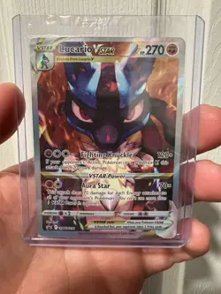 Pokemon TCG Lucario VSTAR SWSH291 Crown Zenith ETB Black Star Promo (SEALED) - Image 1