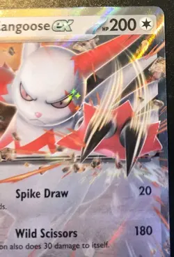Zangoose EX 167/217 Double Rare Mega Evolution: Ascended Heroes Pokemon TCG - Image 3