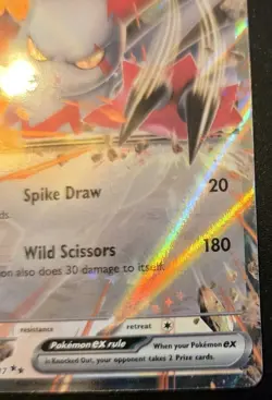 Zangoose EX 167/217 Double Rare Mega Evolution: Ascended Heroes Pokemon TCG - Image 5