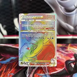 Pokemon Hisuian Goodra VSTAR 202/196 Secret Rare Lost Origin TCG - Image 3