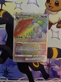 Pokemon TCG Regidrago VSTAR Silver Tempest 201/195 Holo Secret Rare 280HP - Image 1