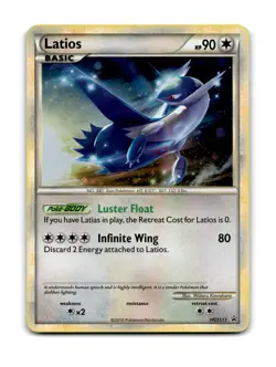 Latios HGSS11 Promo HGSS Black Star Promos Pokemon Cosmos Holo Near Mint - Image 1