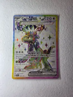 Cyclizar ex Full Art 228/191 Ultra Rare SV08 Surging Sparks English Pokemon - Image 1