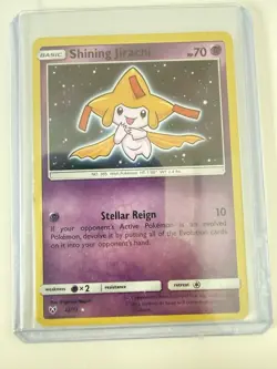 Pokemon TCG Shining Jirachi 42/73 Shiny Holo Rare, Near Mint Condition - Image 1