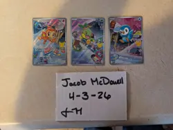 Pokemon 2026 First Partner Illustration Collection Series 1 Promos Set 40-42 - Image 1