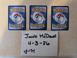 Pokemon 2026 First Partner Illustration Collection Series 1 Promos Set 40-42 - Image 2