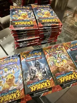 88x Pokemon Vending machines TCG Surging Sparks Packs Lot - New Sealed Loose - Image 3