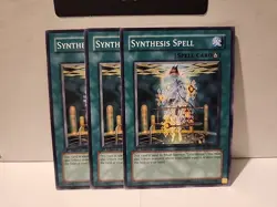 Yu-Gi-Oh! TCG 3x Synthesis Spell Strike of Neos STON-EN043 1st Edition - Image 1