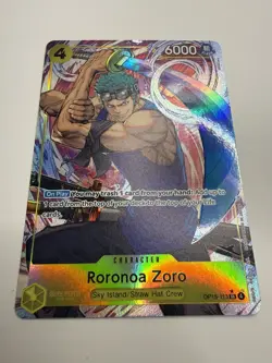 One Piece Adventure On Kami’s Island Roronoa Zoro OP15-113 SR Alt Art English - Image 4