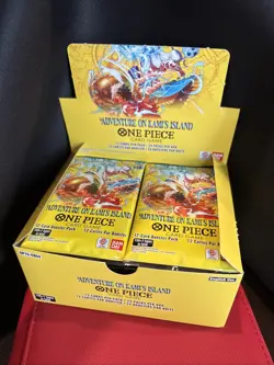 One Piece OP15/EB04 Adventure on KAMI’S Island Loose Booster Packs Opened Box - Image 1