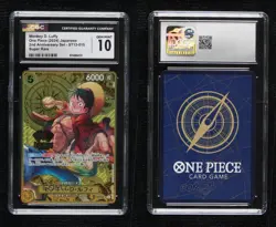 2023 One Piece The Three Brothers Ultimate Deck SR Monkey D Luffy CGC 10 - Image 3