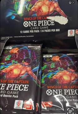 ONE PIECE OP-06 WINGS OF THE CAPTAIN BOOSTER BOX WITH 19 SEALED PACKS - Image 1