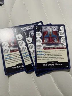 The Empty Throne Playset - OP13-099 x4 - Carrying On His Will - One Piece TCG - Image 1