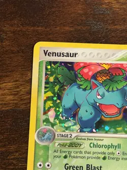Venusaur - 28/100 (Crystal Guardians) Holo Pokemon Card - Image 2