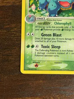 Venusaur - 28/100 (Crystal Guardians) Holo Pokemon Card - Image 5