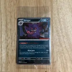 Gengar GameStop Exclusive Promo 050/088 Holo Stamped Pokemon TCG Card - Image 1
