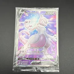 Pokemon Mewtwo V Sealed Promo Holo Card SWSH229 English Pokemon TCG Game SEALED - Image 3