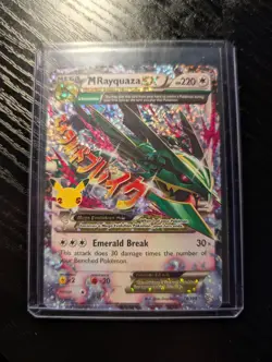 M Rayquaza EX 76/108 Celebrations Classic Collection Holo Pokemon Card NM - Image 1