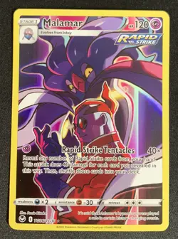 Malamar TG06/TG30 Silver Tempest Trainer Gallery Pokemon TCG Card NM - Image 1