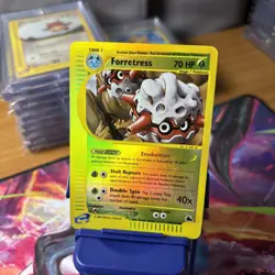Pokemon 2003 Forretress Reverse Holo Common Skyridge Card LP Condition - Image 2