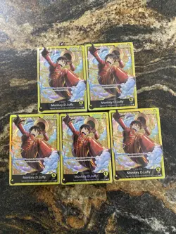 Monkey.D.Luffy ST29-001 Sealed Starter Deck One Piece Cards English X5 - Image 2