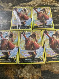 Monkey.D.Luffy ST29-001 Sealed Starter Deck One Piece Cards English X5 - Image 4