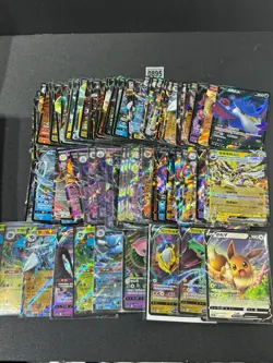 100 Lot All Pokemon Chinese Card Art Rayquaza ,Venusaur,Mew, Eevee . - Image 1