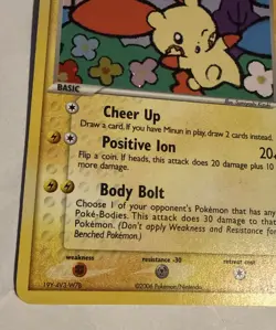 Plusle 5/17 POP Series 3 Holo Promo Pokemon Card LP - Image 2