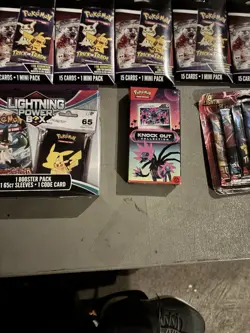 Lot Of Sealed Pokemon Cards Boxes Packages KNOCK OUT COLLECTION LIGHTNING SET - Image 3