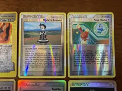 Pokemon TCG Nintendo Lot 8 Cards Reverse Holo Trainers - Image 3