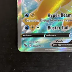 Pokemon TCG Dragonite v Full Art Ultra Rare Holo Card 076/078 Pokemon Go NM - Image 3