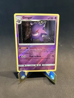Pokemon Gengar Reverse Holo Holo Rare Card 38/111 Crimson Invasion - Image 1