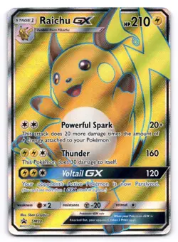 Raichu GX NM SM90 Sun & Moon Promo 90 Pokemon TCG Holo - Image 1