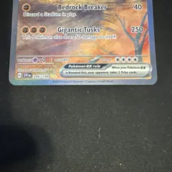 Great Tusk EX Pokemon Card (Scarlet & Violet Base Set, 246/198, NM) - Image 4