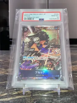 PSA 10 Brook EB01-046 Alternate Art 2024 ONE PIECE Card Japanese GEM MT - Image 1