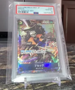 PSA 10 Brook EB01-046 Alternate Art 2024 ONE PIECE Card Japanese GEM MT - Image 4