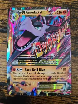 Pokemon TCG M Aerodactyl EX Rare Card XY98 XY Promo - Image 1