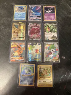 Pokemon Card Lot Full Art | Vmax. Charizard. Gengar And Mew. 11 Card Lot - Image 1