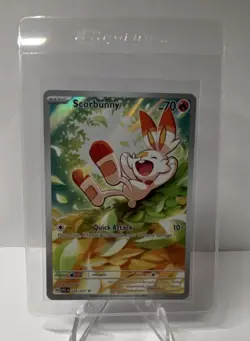 Pokemon Scorbunny Ascended Heroes 225/217 Holo Basic 70 HP Card English - Image 1