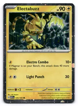 Electabuzz LP Pokemon 151 Promo Cosmos Holo Scarlet & Violet 151 - Image 1