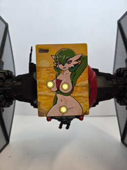 MTG, Swamp, Gardevoir, Waifu, Alter Hand Painted by BAZAYO, 18+ - Image 1