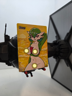 MTG, Swamp, Gardevoir, Waifu, Alter Hand Painted by BAZAYO, 18+ - Image 3