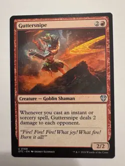 Guttersnipe #0169 (NM) Commander Thunder Junction OTC Magic MTG - Image 1