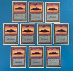 Unlimited ISLAND artwork A basic land x10 mtg played see pics I Combine Ship - Image 1
