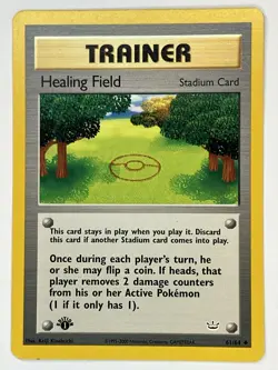 Healing Field LP 1st Edition Neo Revelation 61/64 Pokemon TCG Regular - Image 1