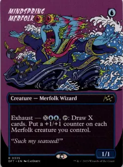 Mindspring Merfolk (Borderless) [DFT - 335]Normal - Image 1