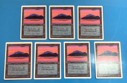 Unlimited ISLAND artwork C basic land x7 mtg played see pics I Combine Ship - Image 1